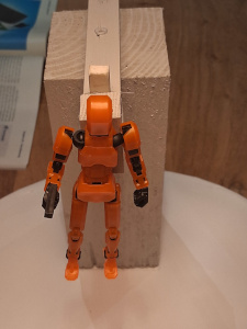 Unbearbeitete Probe-Aufnahme eines Roboter-Gegeners 